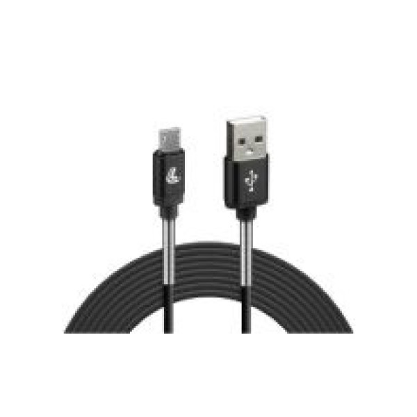 Кабель USB Лампа з виходом micro USB 200 см чорний