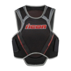 Бузер Icon Field Armor Softcore чорний-сірий-червоний