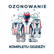 Озонування комплекту одягу мотоцикліста (шолом, рукавички, черевики, куртка + штани або комбінезон)