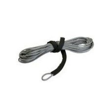 Синтетичний трос для лебідки 5mm 15,2m сірий