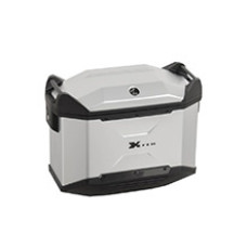Боковий кофр лівий Hepco&Becker Xceed 38 срібний (об'єм: 38L)