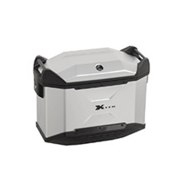 Боковий кофр лівий Hepco&Becker Xceed 38 срібний (об'єм: 38L)