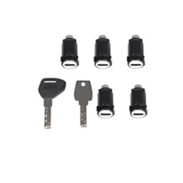 Набір ключів з 5 вставками GIVI Smart Security Lock для багажників Trekker Outback EVO SMART
