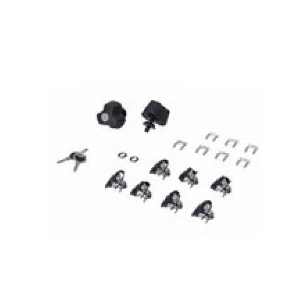 Комплект з 9 замків SW-MOTECH для кофрів TRAX ADV і TRAX ION плюс 2 ключі та антикрадіжне захист для кріплення PRO