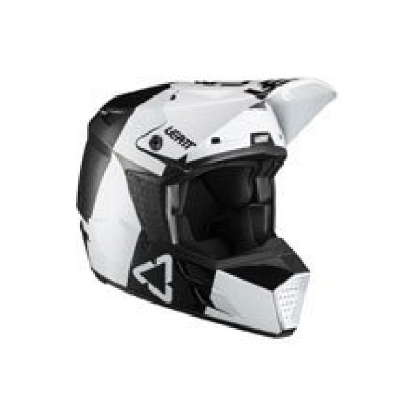 Дитячий кросовий шолом Leatt Moto 3.5 V21 чорний-білий