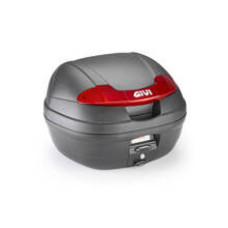 Kufer centralny GIVI E340N2 Monolock E340 Vision чорний з червоними відблисками плата монтажна в комплекті; об'єм: 34л