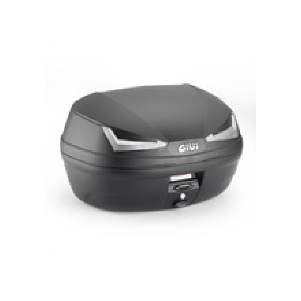 Kufer centralny GIVI E455 Simply IV Tech Monolock чорний з димчастими відблисками плита в комплекті; об'єм: 45 літрів