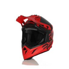 Каска ендуро Acerbis Steel Carbon чорна-червона