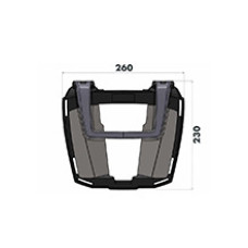 Кронштейн під центральний кофр Hepco&Becker EasyRack Moto Guzzi Stelvio / NTX 1200 08-16