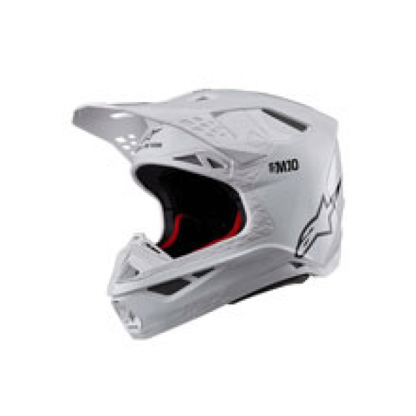 Каска ендуро Alpinestars MX Supertech M10 Solid біла
