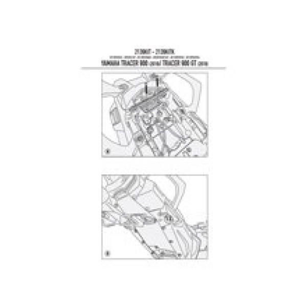 Комплект монтажу PLXR2139 без центральної рами - YAMAHA TRACER 900 / TRACER 900 GT (18-20)