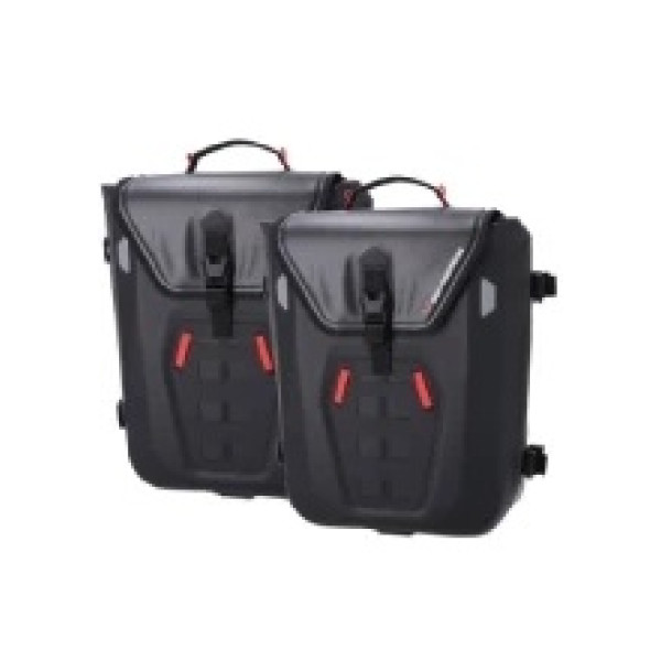 Водонепроникні мотоциклетні сумки SysBag WP M/M SW-MOTECH + стійки SLC Yamaha XSR 900 (21-)/ GP (23-) (об'єм: 2 x 17-23L)