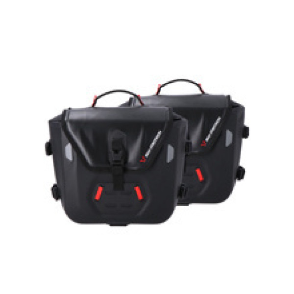Водонепроникні сумки SysBag WP S/S SW-MOTECH + стійки SLC для Moto Guzzi V7 III Carbon / Milano / Rough (16-20) об'єм: 2 x 12-16L