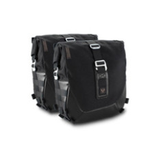 Комплект бічних сумок LEGEND GEAR LC2 Black Edition зі стійками SW-MOTECH для Moto-Guzzi V7 IV Stone (20-) об'єм: 2 x 13,5 L