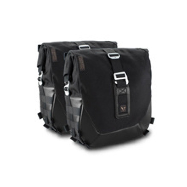 Комплект бічних сумок LEGEND GEAR LC2 Black Edition зі стійками SW-MOTECH для Moto-Guzzi V7 IV Stone (20-) об'єм: 2 x 13,5 L