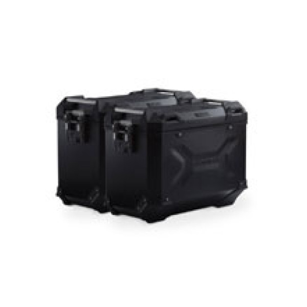 Комплект: бічні кофри TRAX ADV + кріплення PRO SW-MOTECH 45/45L для мотоцикла Ducati Multistrada V4 / S / V4 Pikes Peak (20-) об'єм 2 x 45 L чорні