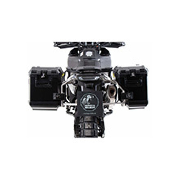 Комплект: бічні кофри + кріплення Hepco&Becker Xplorer Cutout для Husqvarna Norden 901/Expedition (22-) чорні