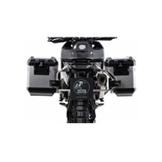 Комплект: бічні кофри + кріплення Hepco&Becker Xplorer Cutout для Husqvarna Norden 901/Expedition (22-) срібні