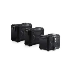 Комплект: бічні кофри 45/37L + центральний кофр 38L TRAX ADV+ кріплення SW-Motech Voge 900 DSX (23-) чорні