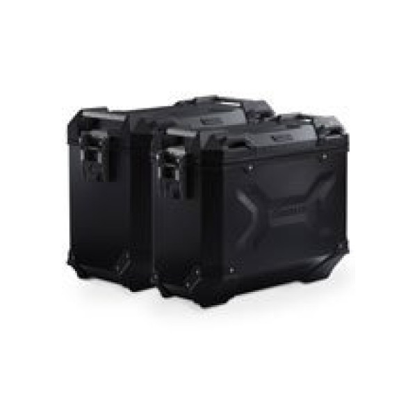 Комплект: бічні кофри + кріплення TRAX ADV SW-MOTECH 37/45 L/P для мотоцикла Moto Guzzi V85 TT (19-) ємність 37+ 45 L