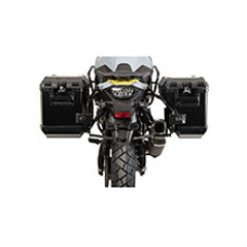 Комплект: бічні кофри + кріплення Hepco&Becker Xplorer Cutout Suzuki V-Strom 800 (24-) чорні