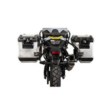 Комплект: бічні кофри + кріплення Hepco&Becker Xplorer Cutout Suzuki V-Strom 800 (24-) срібні