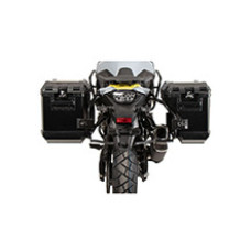 Комплект: бічні кофри + кріплення Hepco&Becker Xplorer Cutout для Suzuki V-Strom 800 DE (23-) чорні