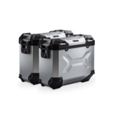 Комплект: бічні кофри + стійка PRO TRAX ADV SW-MOTECH 45/37 для мотоцикла Triumph Tiger 1200 GT Explorer / Rally Explorer (22-) (ємність 37 і 45 L) чорні