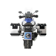 Комплект: бічні кофри + кріплення Hepco&Becker Xplorer Cutout KTM 1090 Adventure (17-22) срібні