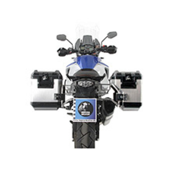 Комплект: бічні кофри + кріплення Hepco&Becker Xplorer Cutout KTM 1090 Adventure (17-22) срібні