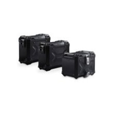 Комплект: бічні кофри + центральний кофр + кріплення TRAX ADV SW-MOTECH для мотоциклів Ducati Multistrada 1200/ 1260/ 950 (15-), Multistrada V2/ S (21-) об'єм: 45 правий + 45 лівий + 38 центральний