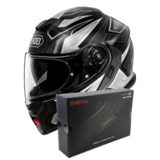 Комплект: шолом з підборіддям Shoei Neotec 3 Anthem TC-5 + спеціалізований мотоінтерком Sena SRL 3