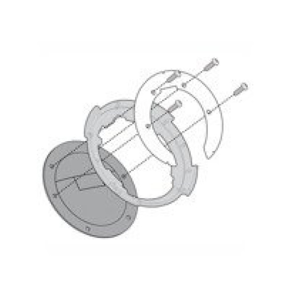 Кріплення GIVI до сумок Tanklock, TanklockED Suzuki DL 650 V-Strom 04-11/ 1000 V-Strom 02-11