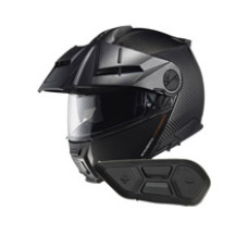 Комплект: шолом щелепний Schuberth E2 Carbon чорний + спеціалізований мотоінтерком Schuberth SC2