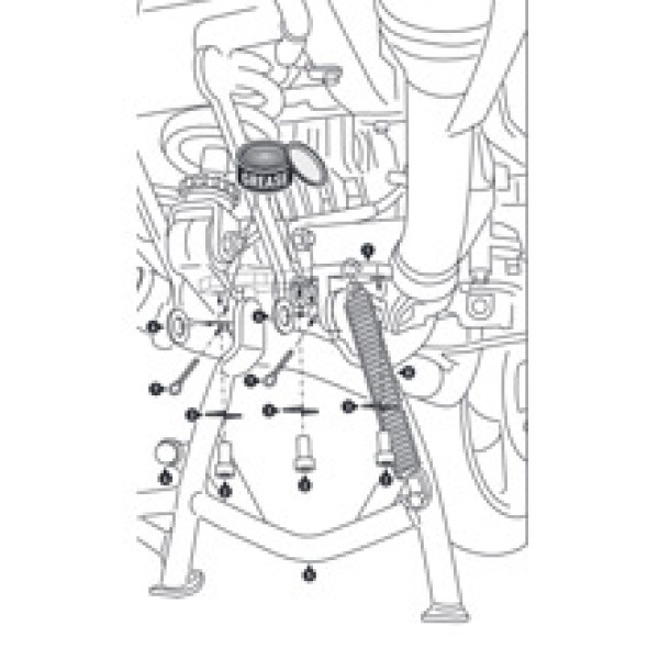 Центральна підставка SW-MOTECH Yamaha TDM 900 01-09