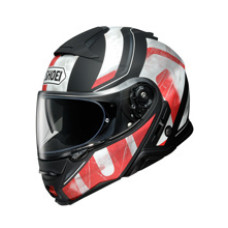 Шолом щелепний Shoei Neotec II Jaunt TC-1 чорний-біло-червоний