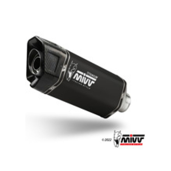 Вихлопна система Slip-On (SR-1) з гомологацією MIVV для Aprilia RSV4 1100 / Tuono V4 1100 (21-) чорна