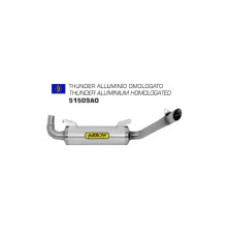Глушник Arrow Aprilia RS4 125 11-16 Thunder,  Алюміній + Нержавіюча сталь