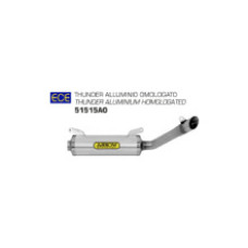 Глушник Arrow Aprilia RS 125 18-20/ Aprilia RS4 125 17-18 Thunder,  Алюміній + Нержавіюча сталь