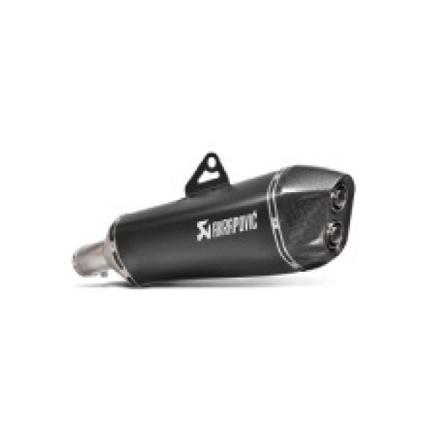 Глушник мотоцикловий Akrapovič Slip-On Line BMW F 650 GS (08-12)/ F 700 GS (13-17)/ F 800 GS (08-17)/ F 800 GS Adventure (13-17) чорний титан