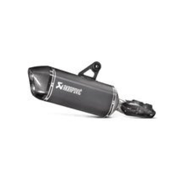 Глушник мотоцикловий Akrapovič Slip-On Line BMW R 1200 GS (13-18)/ Adventure (14-16) чорний титан