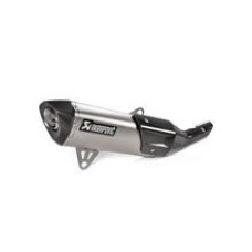 Глушник мотоцикловий Akrapovič BMW C 400 X (18-20), C 400 GT (19-20) Slip-On Line, Титан + Вуглецеве волокно