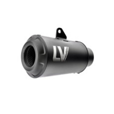 Вихлопна система LeoVince LV-10 Full Black Slip-On, чорна нержавіюча сталь для CF Moto 700 CL-X Heritage / Sport (21-)