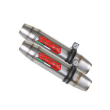 Подвійний глушник G.P.R Deeptone Inox Slip-On, Нержавіюча сталь - Ducati 848 07-13