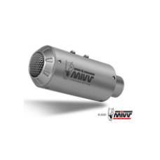Глушник мотоцикловий Slip-On Line (MK3) MIVV для Ducati Monster 821 (14-17) / 1200 / S (14-16) срібний
