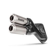 Глушник мотоцикловий Akrapović для Ducati Multistrada 1200 Enduro 17-18, Multistrada 1260 Enduro 19-20, Multistrada 950/S 17-20 Slip-On Line, Titanium