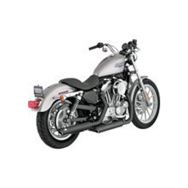 Глушники Vance & Hines Twin Slash чорний для Harley Davidson XL (04-13)