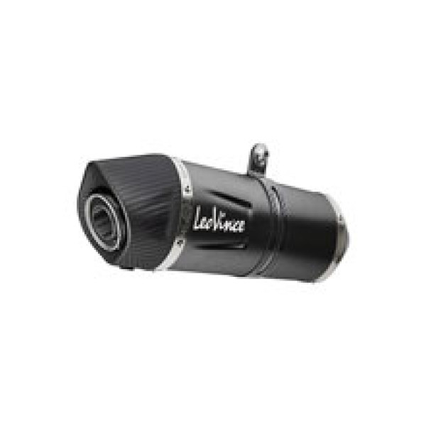 Повний вихлопний система LeoVince LV ONE EVO BLACK EDITION Slip-On, Нержавіюча сталь для Honda CB 125 R Neo Sports Café (21-)