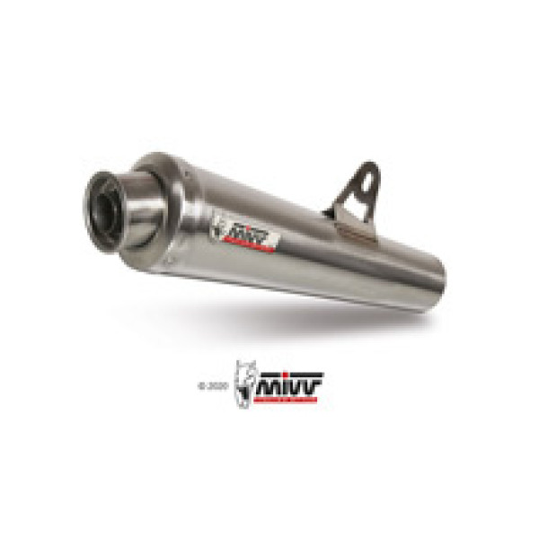 Глушник мотоцикловий Slip-On (X-Cone) MIVV для Honda Hornet 600 (03-06) срібний