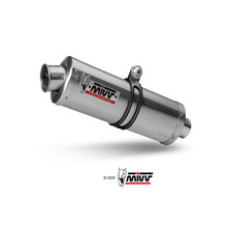 Глушник мотоцикловий Slip-On Line (Oval) MIVV для Honda Hornet 600 (01-02) срібний